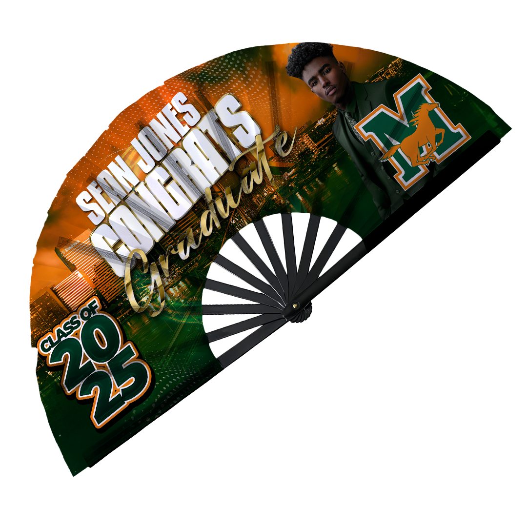 Custom Graduation Clack Fan