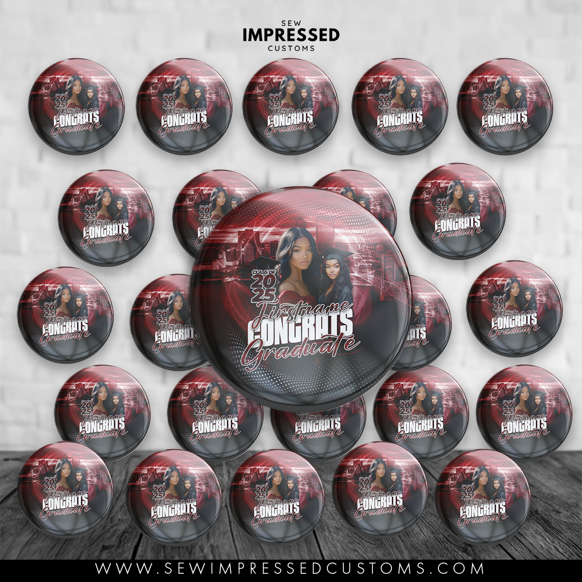 Custom Graduation Button