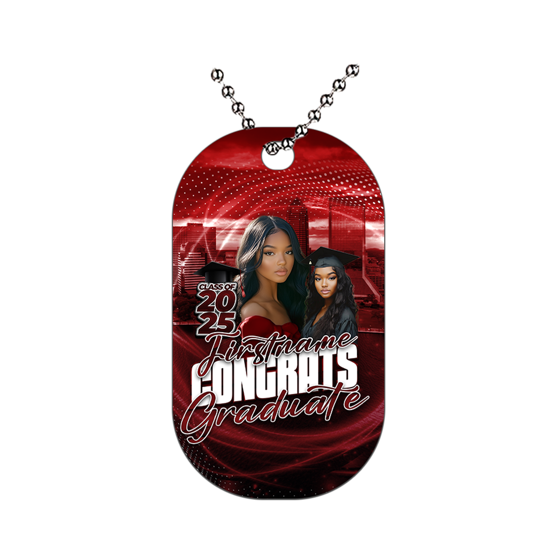 Graduation Dog Tag