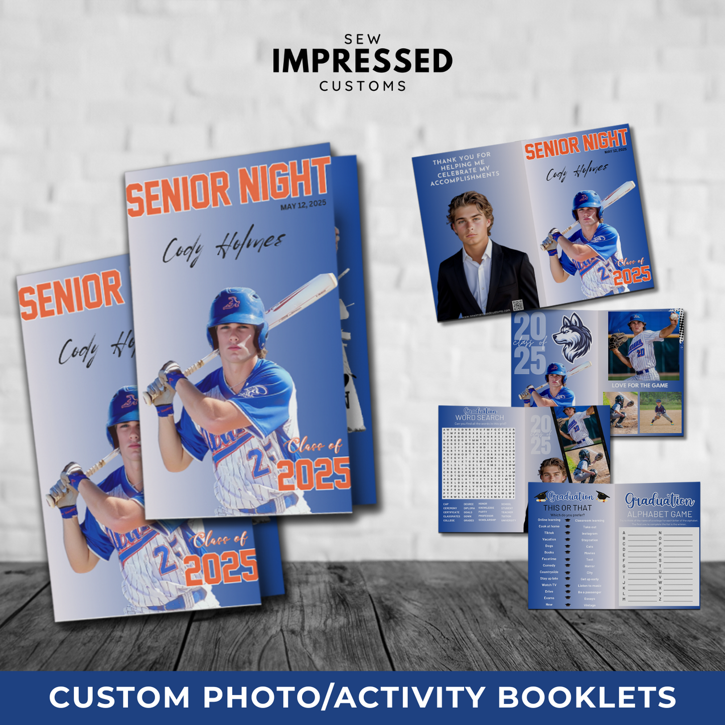 Graduation Photo/Activity Booklets