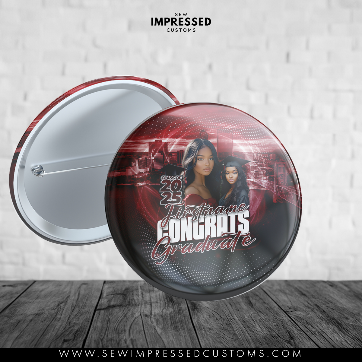 Custom Graduation Button