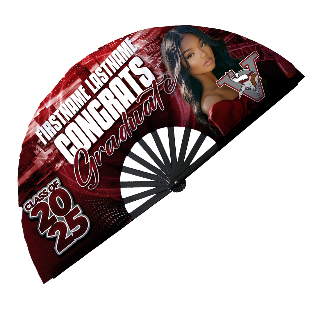 Custom Graduation Clack Fan
