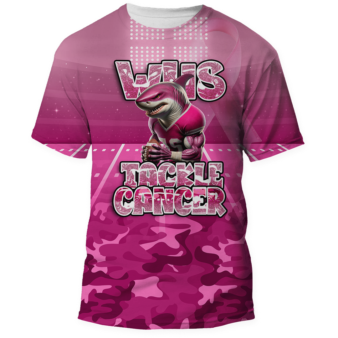 PinkOut Tackle Cancer Shirt All-Over