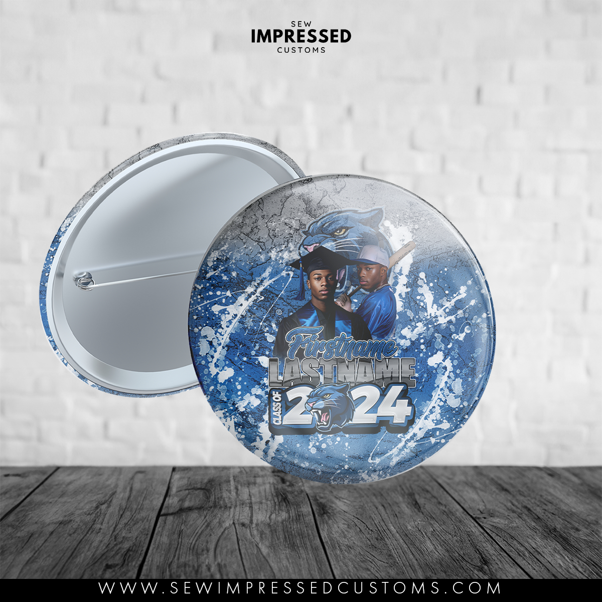 Custom Graduation Button