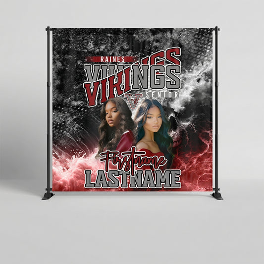 Custom Graduation Photo Backdrop – Personalized Party Banner