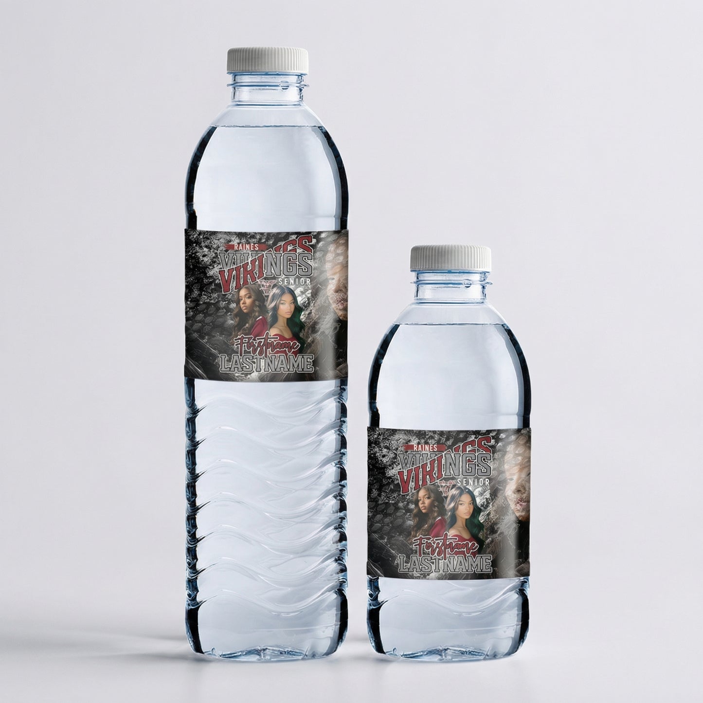 Custom Graduation Water Bottle Labels – Personalized Party Favor Wraps