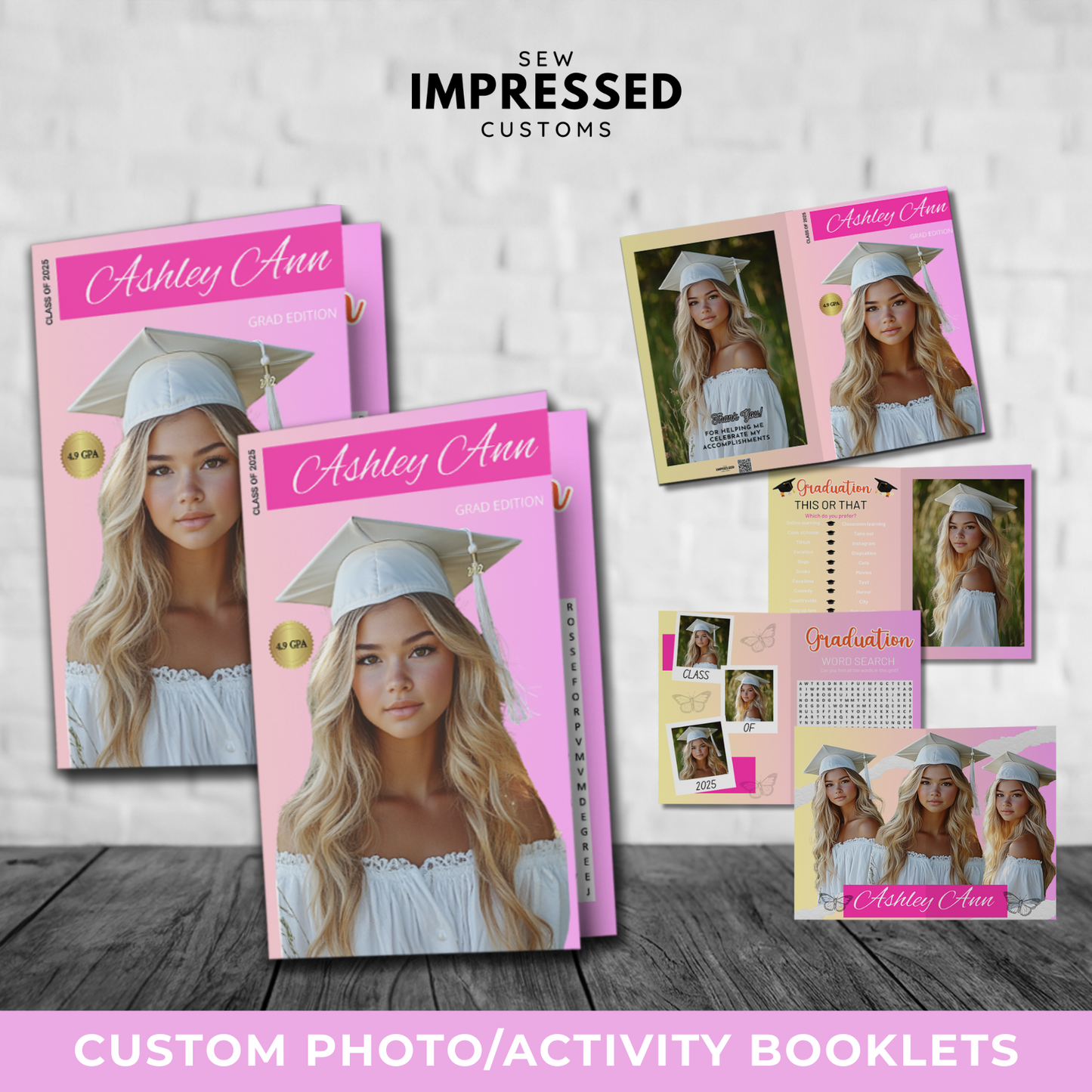 Graduation Photo/Activity Booklets