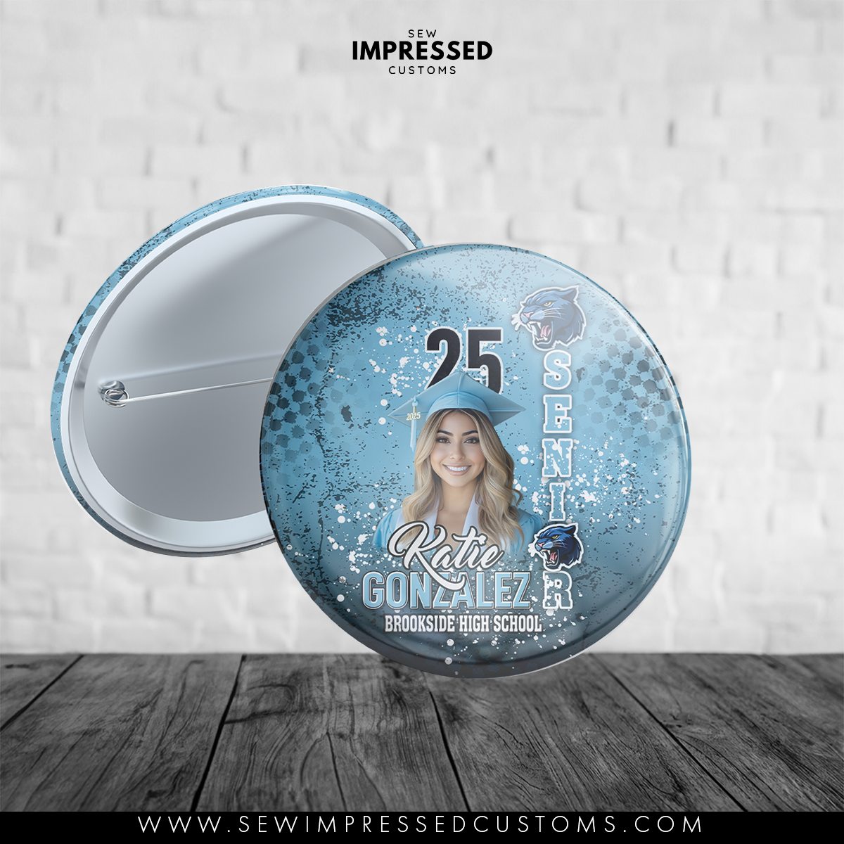 Custom Graduation Button